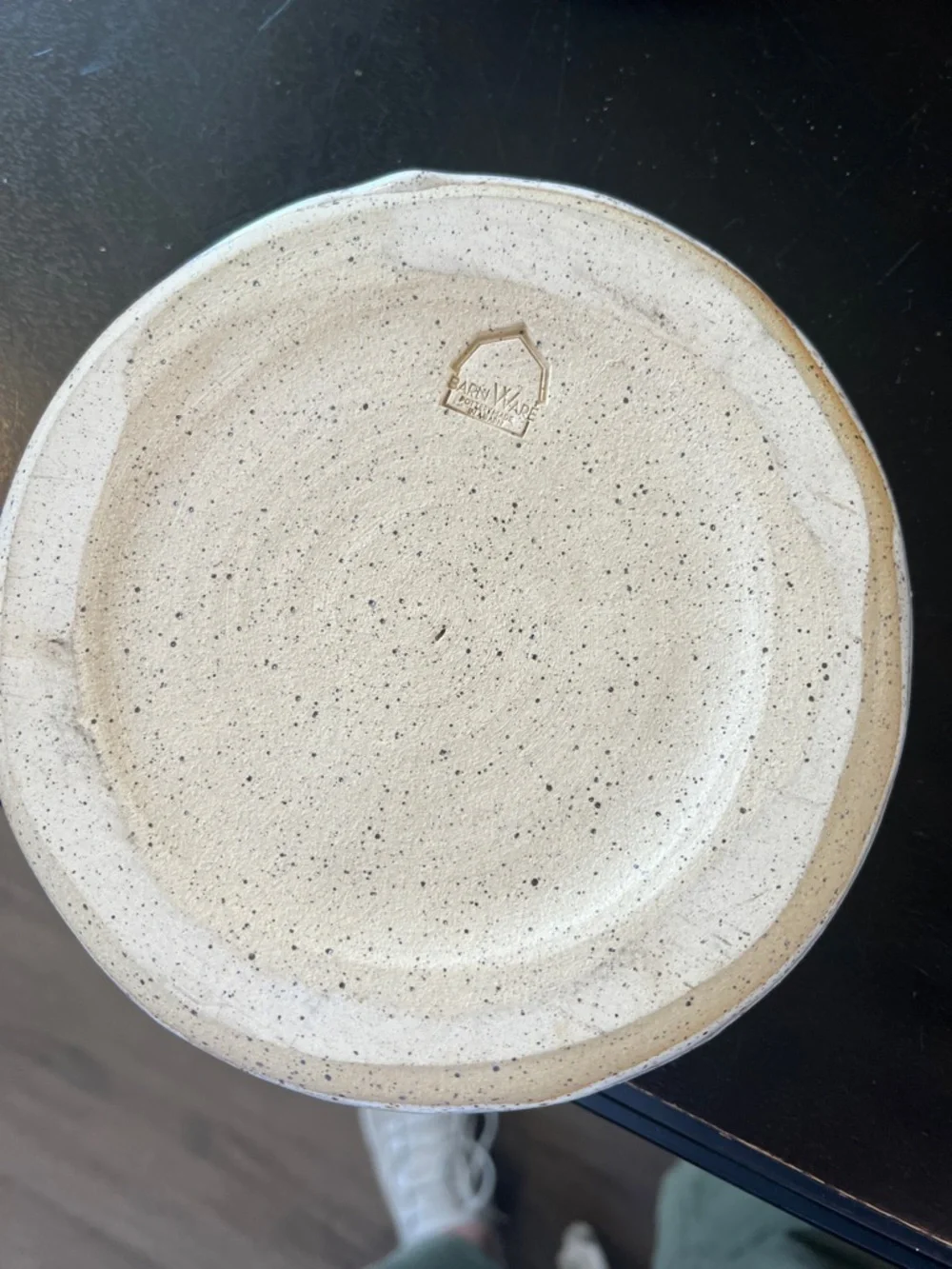 'Princess' Speckled Cream Ceramic Dog Bowl